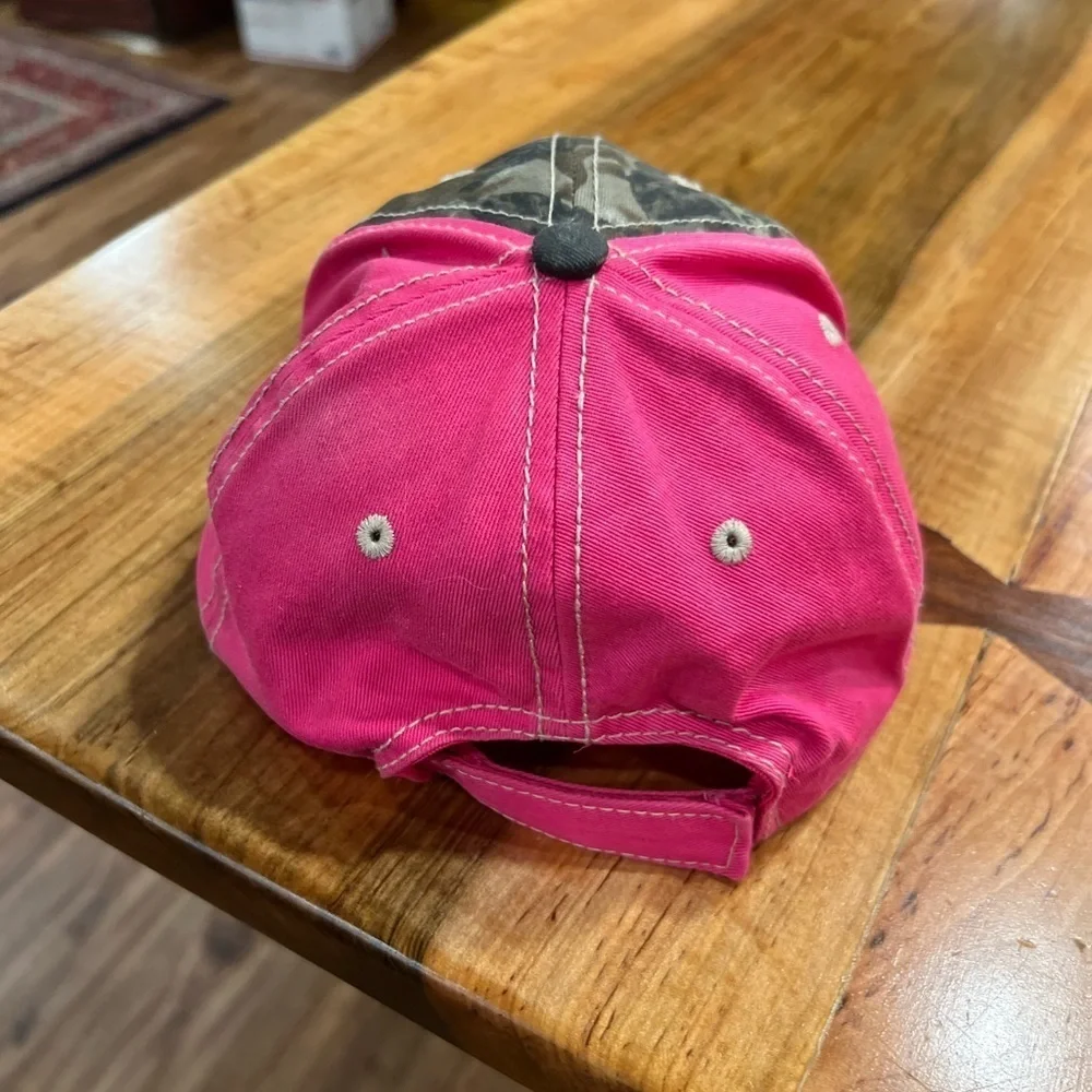 Pink & Grey Tractor Supply SnapBack in GUC